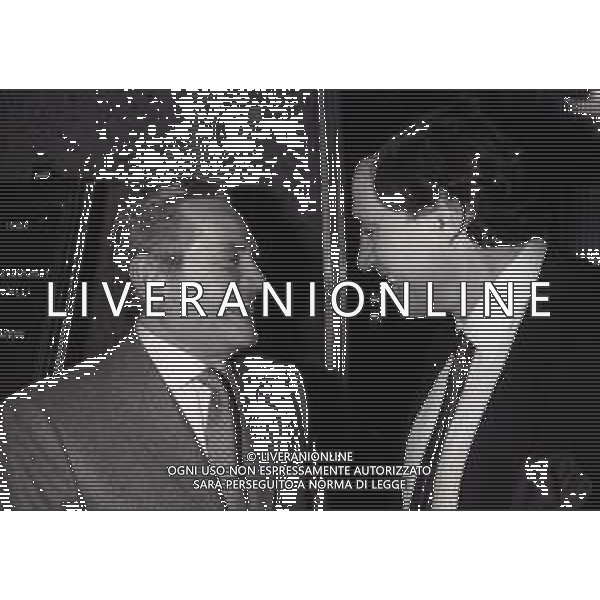 RETROSPETTIVA GIAMPIERO BONIPERTI DIRIGENTE SPORTIVO NELLA FOTO GIAMPIERO BONIPERTI NELL\'ANNO 1985 CON GIORGIO CHINAGLIA  AG ALDO LIVERANI SAS