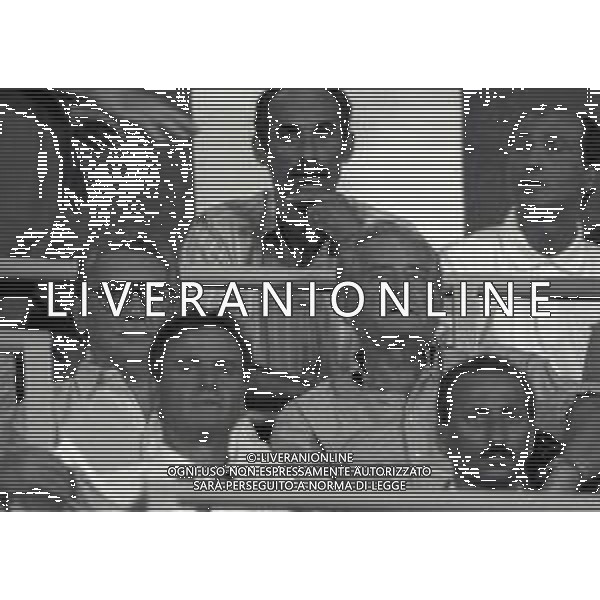 RETROSPETTIVA GIAMPIERO BONIPERTI DIRIGENTE SPORTIVO NELLAFOTO GIAMPIERO BONIPERTI NELL\'ANNO 1992 CON SERGIO BRIO E EDMEO LUGARESI AG ALDO LIVERANI SAS 