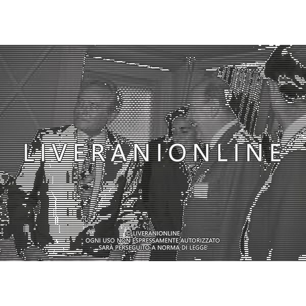 RETROSPETTIVA GIAMPIERO BONIPERTI DIRIGENTE SPORTIVO NELLAFOTO GIAMPIERO BONIPERTI NELL\'ANNO 1992 CON PAOLO MANTOVANI AG ALDO LIVERANI SAS 