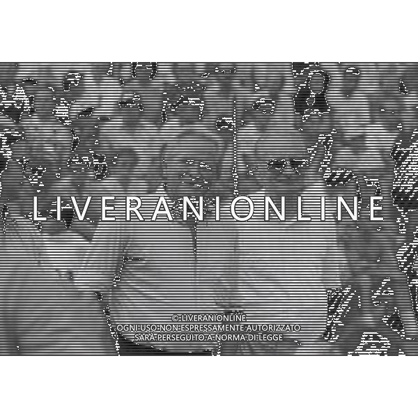 RETROSPETTIVA GIAMPIERO BONIPERTI DIRIGENTE SPORTIVO NELLAFOTO GIAMPIERO BONIPERTI NELL\'ANNO 1991-1992 AG ALDO LIVERANI SAS