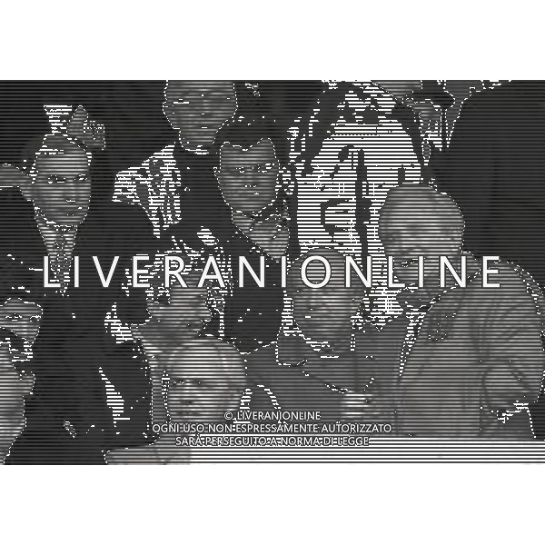 RETROSPETTIVA GIAMPIERO BONIPERTI DIRIGENTE SPORTIVO NELLA FOTO GIAMPIERO BONIPERTI NELL\'ANNO 1993 CON OTTAVIO BIANCHI  AG ALDO LIVERANI SAS 