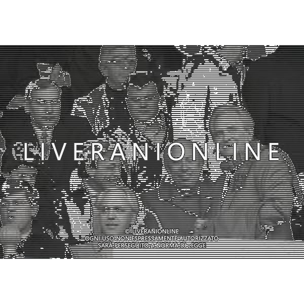 RETROSPETTIVA GIAMPIERO BONIPERTI DIRIGENTE SPORTIVO NELLA FOTO GIAMPIERO BONIPERTI NELL\'ANNO 1993 CON OTTAVIO BIANCHI  AG ALDO LIVERANI SAS 