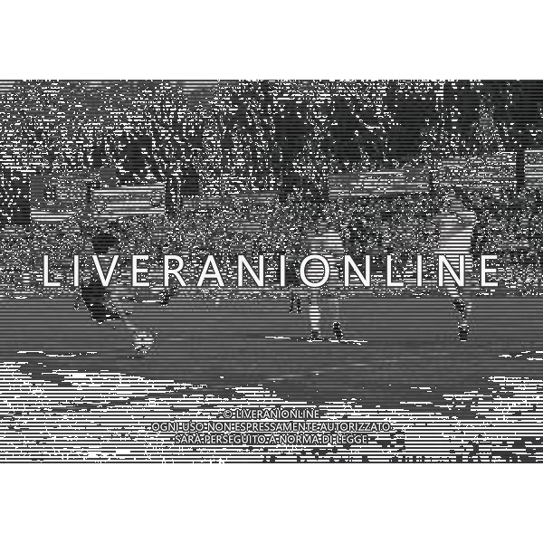 21-10-1984 MONZA CAMPIONATO DI CALCIO SERIE B MONZA-PERUGIA 0-0 NELLA FOTO AZIONE DI GIOCO AG ALDO LIVERANI SAS