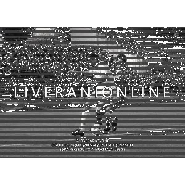 21-10-1984 MONZA CAMPIONATO DI CALCIO SERIE B MONZA-PERUGIA 0-0 NELLA FOTO AZIONE DI GIOCO AG ALDO LIVERANI SAS