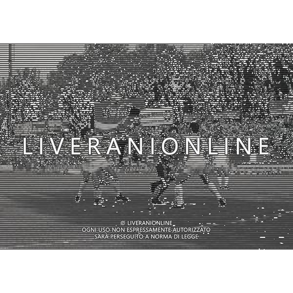 21-10-1984 MONZA CAMPIONATO DI CALCIO SERIE B MONZA-PERUGIA 0-0 NELLA FOTO AZIONE DI GIOCO AG ALDO LIVERANI SAS