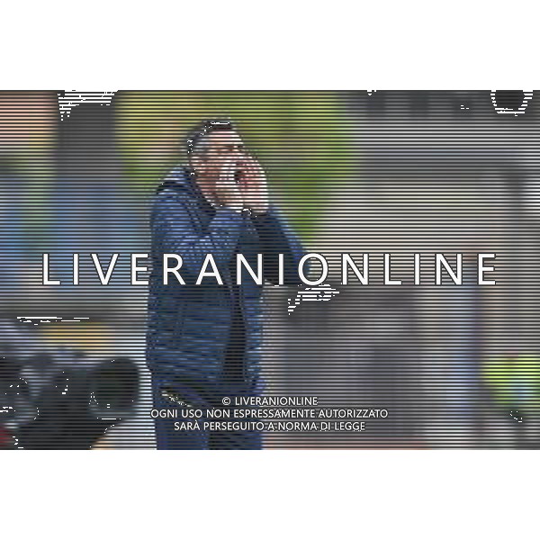 Guglielmii/LMedia - Empoli vs Chievo - Campionato di Calcio Serie BKT 2020/2021 27 aprile 2021 - Stadio Carlo Castellani, Empoli, Italia Nella foto: Alfredo Aglietti (allenatore Chievo) @Guglielmii/LMedia/ AGENZIA ALDO LIVERANI SAS