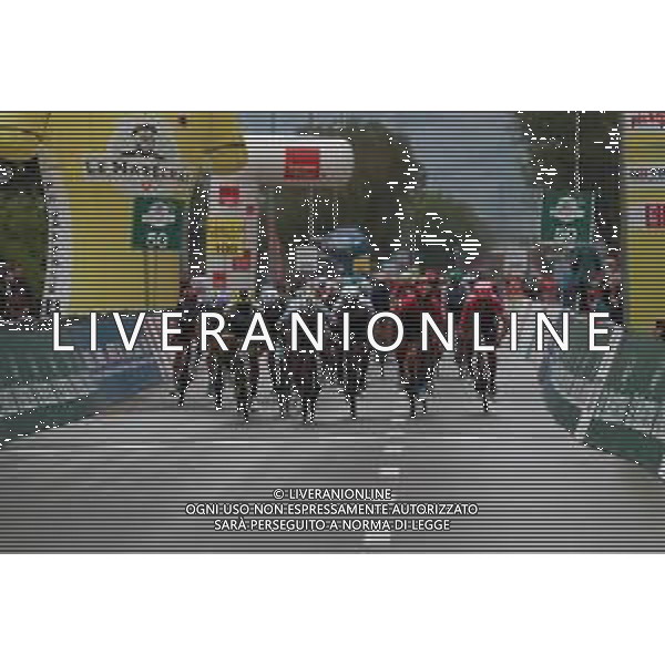 28-04-2021 Tour De Romandie; Tappa 01 Aigle - Martigny; 2021, Bora - Hansgrohe; 2021, Bahrain - Victorious; 2021, Israel Start Up Nation; 2021, Intermarche - Wanty Gobert; Sagan, Peter; Colbrelli, Sonny; Bevin, Patrick; Pasqualon, Andrea; Martigny; ©SIROTTI / AGENZIA ALDO LIVERANI SAS