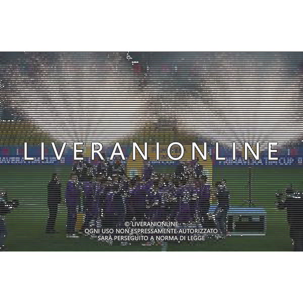 LAZIO - FIORENTINA FINALE COPPA ITALIA PRIMAVERA TIM CUP 28.04.2021 NELLA FOTO ESULTANZA E FESTEGGIAMENTI DEI GIOCATORI DELLA FIORENTINA A FINE GARA PER LA VITTORIA - LA PREMIAZIONE ©SANTANDREA / AGENZIA ALDO LIVERANI SAS