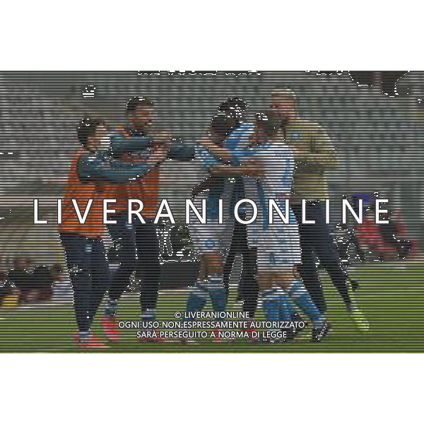 Torino 26.04.2021 Stadio Olimpico Grande Torino ©Alessandro Falzone/Agenzia Aldo Liverani Torino vs Napoli Serie A Tim 2020/2021 Nella foto : Esultanza gol di Tiemoue\' Bakayoko ©FALZONE / AGENZIA ALDO LIVERANI SAS
