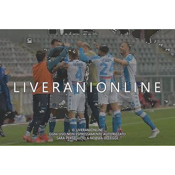 Torino 26.04.2021 Stadio Olimpico Grande Torino ©Alessandro Falzone/Agenzia Aldo Liverani Torino vs Napoli Serie A Tim 2020/2021 Nella foto : Esultanza gol di Tiemoue\' Bakayoko ©FALZONE / AGENZIA ALDO LIVERANI SAS