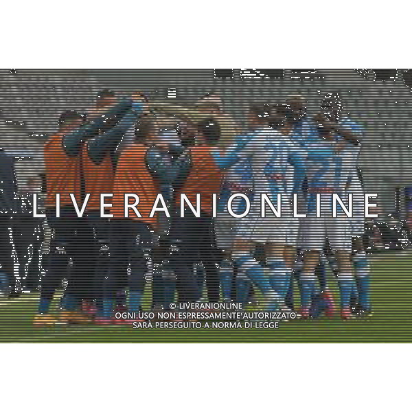 Torino 26.04.2021 Stadio Olimpico Grande Torino ©Alessandro Falzone/Agenzia Aldo Liverani Torino vs Napoli Serie A Tim 2020/2021 Nella foto : Esultanza gol di Tiemoue\' Bakayoko ©FALZONE / AGENZIA ALDO LIVERANI SAS