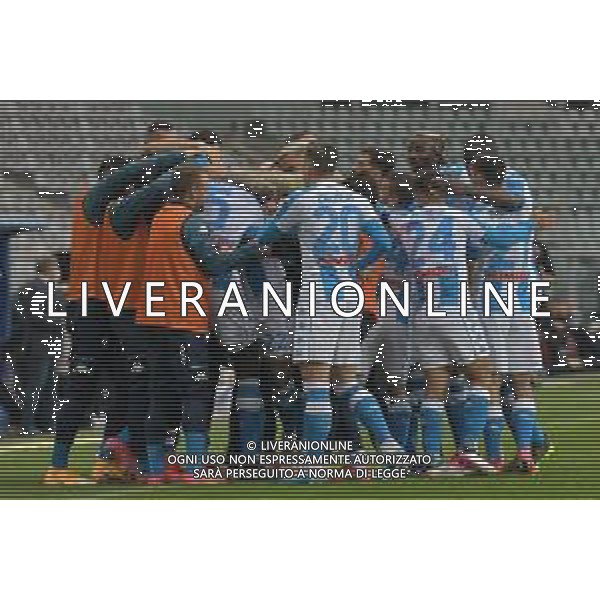Torino 26.04.2021 Stadio Olimpico Grande Torino ©Alessandro Falzone/Agenzia Aldo Liverani Torino vs Napoli Serie A Tim 2020/2021 Nella foto : Esultanza gol di Tiemoue\' Bakayoko ©FALZONE / AGENZIA ALDO LIVERANI SAS