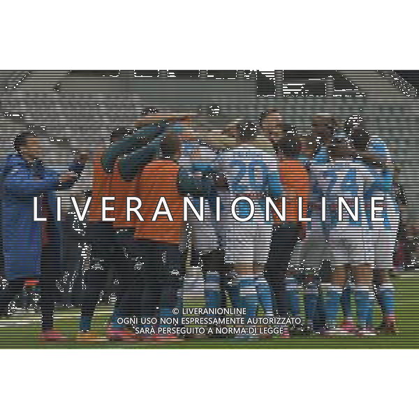 Torino 26.04.2021 Stadio Olimpico Grande Torino ©Alessandro Falzone/Agenzia Aldo Liverani Torino vs Napoli Serie A Tim 2020/2021 Nella foto : Esultanza gol di Tiemoue\' Bakayoko ©FALZONE / AGENZIA ALDO LIVERANI SAS