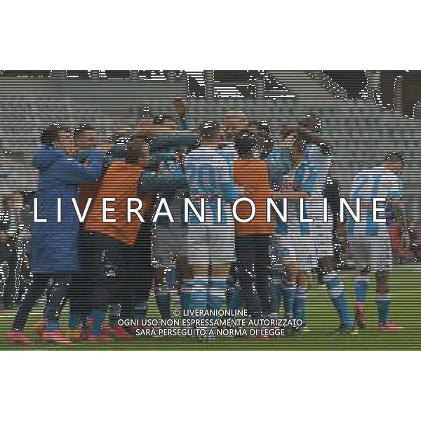 Torino 26.04.2021 Stadio Olimpico Grande Torino ©Alessandro Falzone/Agenzia Aldo Liverani Torino vs Napoli Serie A Tim 2020/2021 Nella foto : Esultanza gol di Tiemoue\' Bakayoko ©FALZONE / AGENZIA ALDO LIVERANI SAS