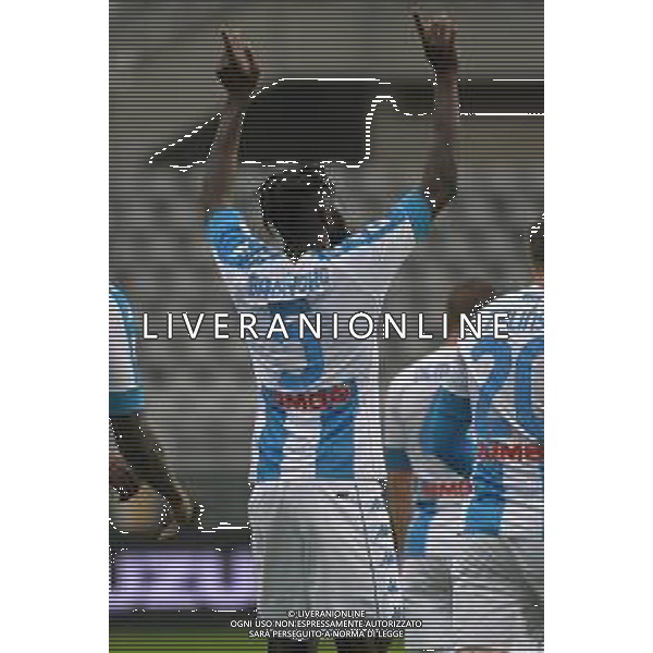 Torino 26.04.2021 Stadio Olimpico Grande Torino ©Alessandro Falzone/Agenzia Aldo Liverani Torino vs Napoli Serie A Tim 2020/2021 Nella foto : Esultanza gol di Tiemoue\' Bakayoko ©FALZONE / AGENZIA ALDO LIVERANI SAS