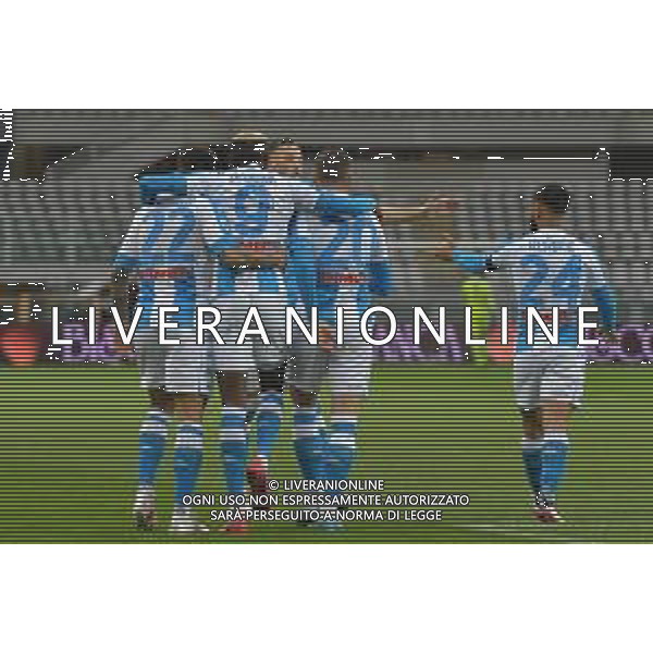 Torino 26.04.2021 Stadio Olimpico Grande Torino ©Alessandro Falzone/Agenzia Aldo Liverani Torino vs Napoli Serie A Tim 2020/2021 Nella foto : Esultanza gol di Victor Osimhen ©FALZONE / AGENZIA ALDO LIVERANI SAS