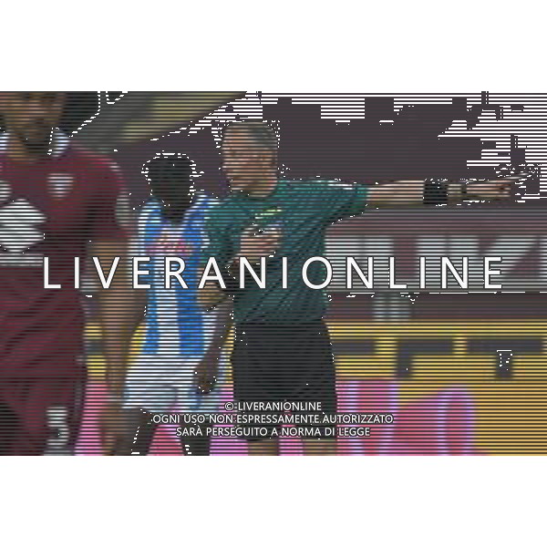 Torino 26.04.2021 Stadio Olimpico Grande Torino ©Alessandro Falzone/Agenzia Aldo Liverani Torino vs Napoli Serie A Tim 2020/2021 Nella foto : Arbitro Paolo Valeri ©FALZONE / AGENZIA ALDO LIVERANI SAS