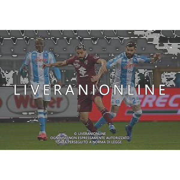 Torino 26.04.2021 Stadio Olimpico Grande Torino ©Alessandro Falzone/Agenzia Aldo Liverani Torino vs Napoli Serie A Tim 2020/2021 Nella foto : Tomas Rincon -Elseid Hysaj ©FALZONE / AGENZIA ALDO LIVERANI SAS