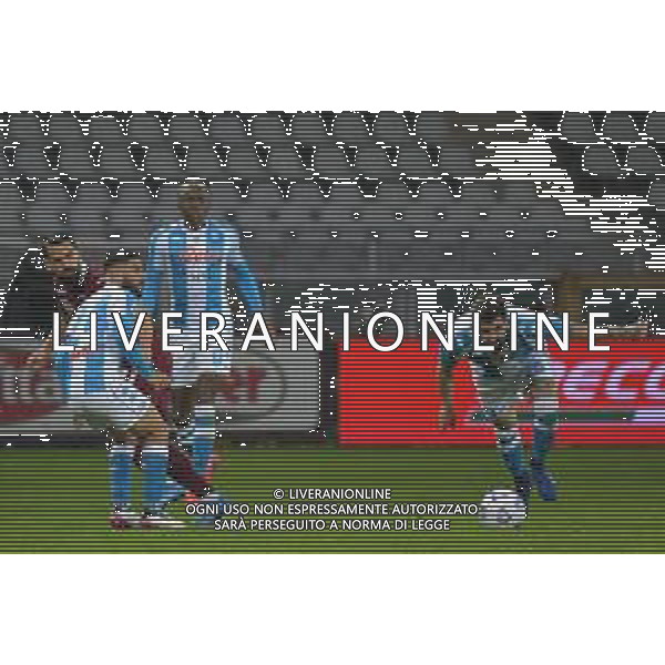 Torino 26.04.2021 Stadio Olimpico Grande Torino ©Alessandro Falzone/Agenzia Aldo Liverani Torino vs Napoli Serie A Tim 2020/2021 Nella foto : Tomas Rincon -Lorenzo Insigne-Elseid Hysaj ©FALZONE / AGENZIA ALDO LIVERANI SAS