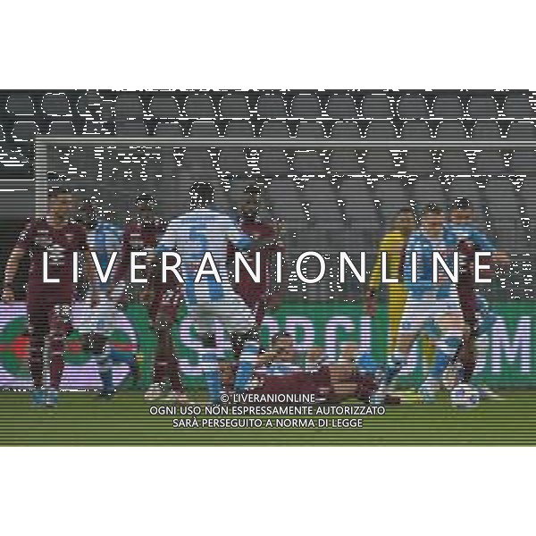Torino 26.04.2021 Stadio Olimpico Grande Torino ©Alessandro Falzone/Agenzia Aldo Liverani Torino vs Napoli Serie A Tim 2020/2021 Nella foto : Azione in area del Napoli ©FALZONE / AGENZIA ALDO LIVERANI SAS