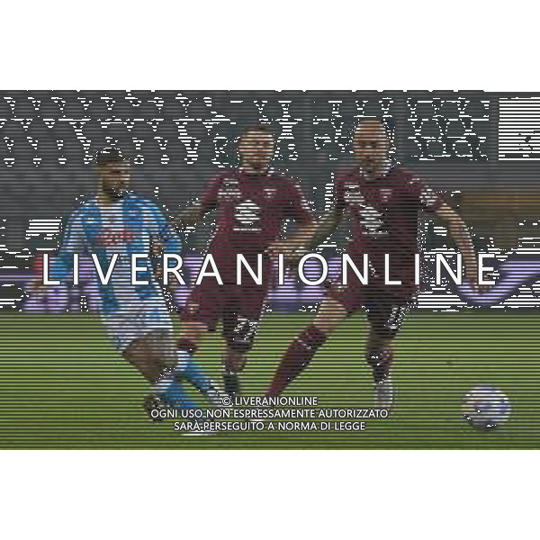 Torino 26.04.2021 Stadio Olimpico Grande Torino ©Alessandro Falzone/Agenzia Aldo Liverani Torino vs Napoli Serie A Tim 2020/2021 Nella foto : Lorenzo Insigne-Simone Zaza ©FALZONE / AGENZIA ALDO LIVERANI SAS