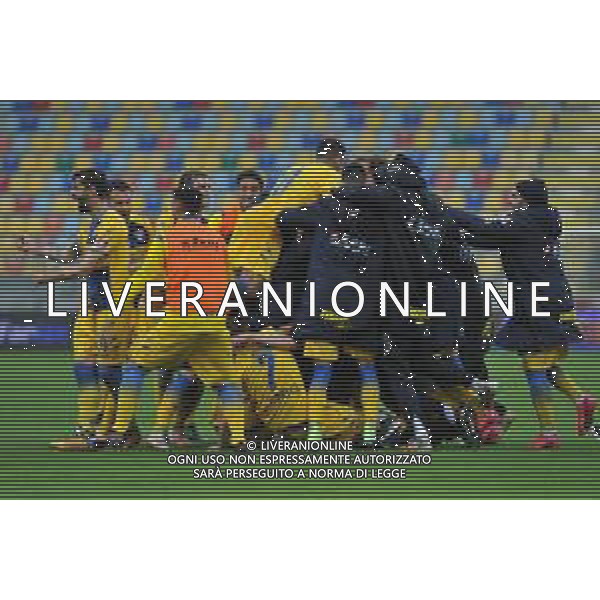 Frosinone vs Pisa Campionato Serie B - 35 Giornata Stadio B.Stirpe - Frosinone 01-05-2021 nella foto Esultanza Frosinone ©Federico Gaetano / AGENZIA ALDO LIVERANI SAS