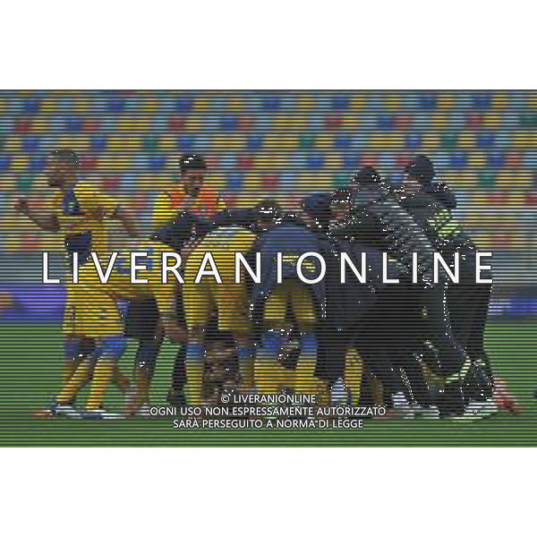 Frosinone vs Pisa Campionato Serie B - 35 Giornata Stadio B.Stirpe - Frosinone 01-05-2021 nella foto Esultanza Frosinone ©Federico Gaetano / AGENZIA ALDO LIVERANI SAS