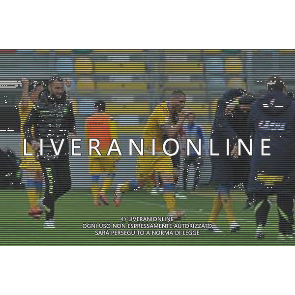 Frosinone vs Pisa Campionato Serie B - 35 Giornata Stadio B.Stirpe - Frosinone 01-05-2021 nella foto Esultanza Marco Capuano ©Federico Gaetano / AGENZIA ALDO LIVERANI SAS