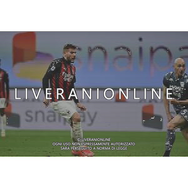 Theo Hernandez (Milan) segna il gol del 2 a 0 Milan vs Benevento Campionato Serie A TIM - 34a giornata Milano 01-05-2021 Stadio Giuseppe Meazza - San Siro foto Roberto Garavaglia/ag. Aldo Liverani sas / AGENZIA ALDO LIVERANI SAS