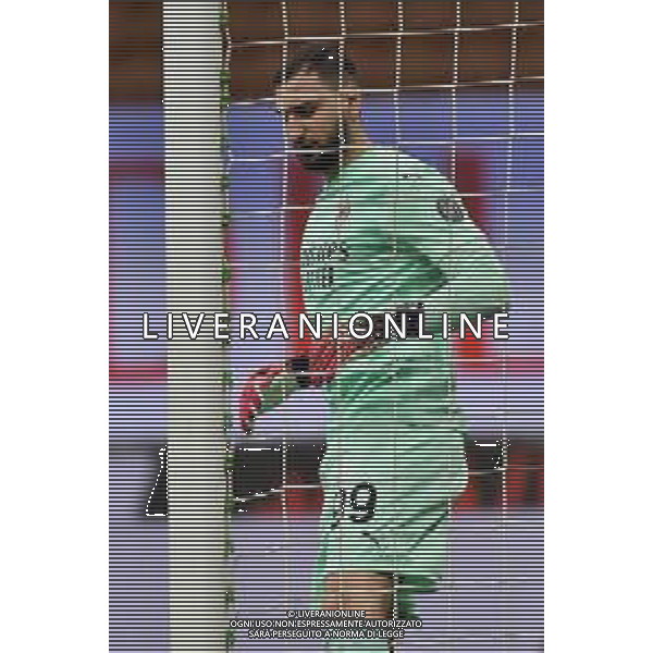 Gianluigi Donnarumma (Milan) Milan vs Benevento Campionato Serie A TIM - 34a giornata Milano 01-05-2021 Stadio Giuseppe Meazza - San Siro foto Roberto Garavaglia/ag. Aldo Liverani sas