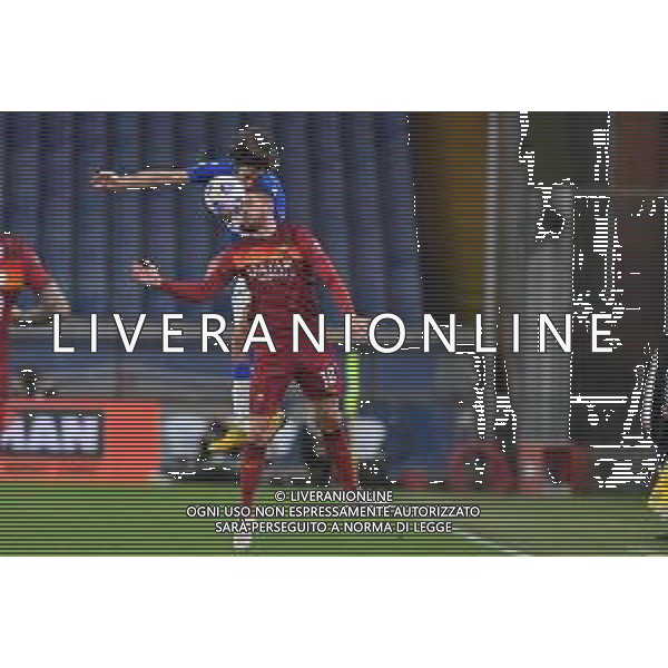 Vigoa/LMedia - UC Sampdoria vs AS Roma - Italian football Serie A match 2020/2021 02 May 2021 - Luigi Ferraris stadium, Genova, Italy Photo showing: TOMMASO AUGELLO (Sampdoria), Davide Santon (Roma) @Vigoa/LMedia AG ALDO LIVERANI SAS