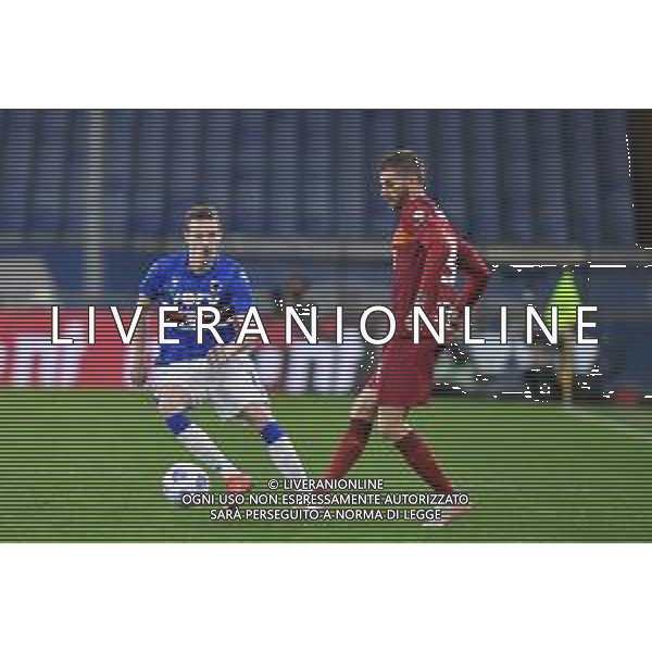 Vigoa/LMedia - UC Sampdoria vs AS Roma - Italian football Serie A match 2020/2021 02 May 2021 - Luigi Ferraris stadium, Genova, Italy Photo showing: JAKUB JANKTO (Sampdoria), Davide Santon (Roma) @Vigoa/LMedia AG ALDO LIVERANI SAS