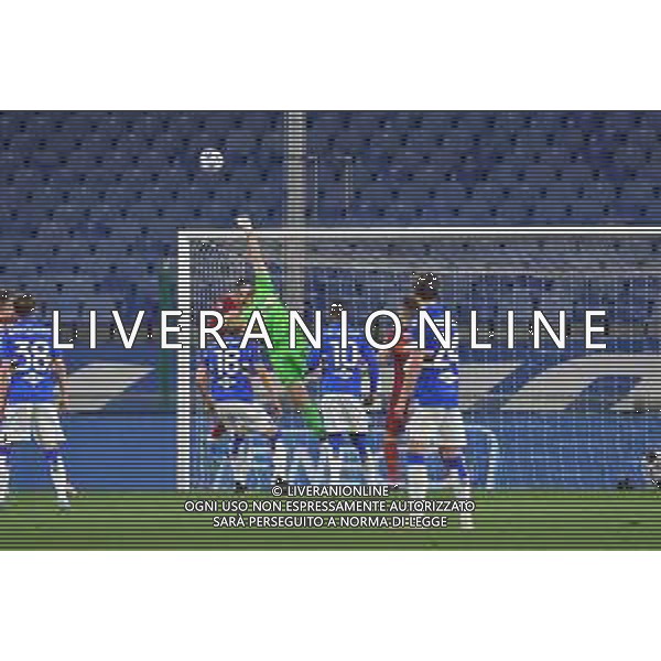 Vigoa/LMedia - UC Sampdoria vs AS Roma - Italian football Serie A match 2020/2021 02 May 2021 - Luigi Ferraris stadium, Genova, Italy Photo showing: Daniel Fuzato (Roma) @Vigoa/LMedia AG ALDO LIVERANI SAS