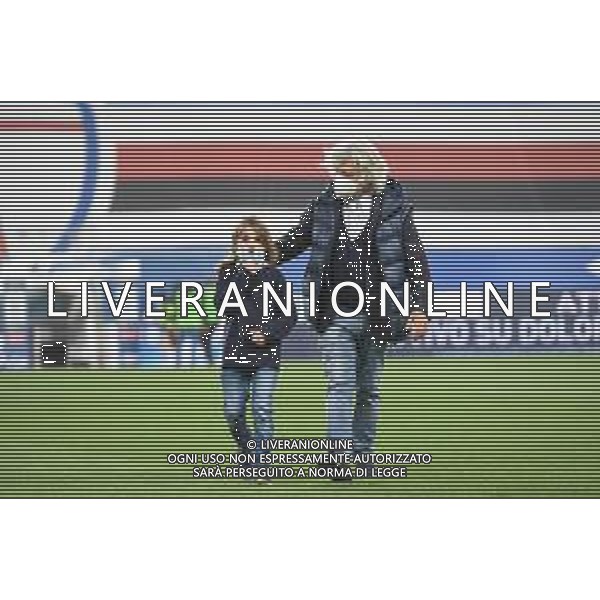 Vigoa/LMedia - UC Sampdoria vs AS Roma - Italian football Serie A match 2020/2021 02 May 2021 - Luigi Ferraris stadium, Genova, Italy Photo showing: the President of Sampdoria, Massimo Ferrero, with his son Rocco @Vigoa/LMedia AG ALDO LIVERANI SAS