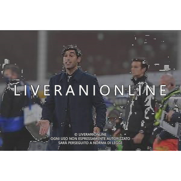 Vigoa/LMedia - UC Sampdoria vs AS Roma - Italian football Serie A match 2020/2021 02 May 2021 - Luigi Ferraris stadium, Genova, Italy Photo showing: Paulo Fonseca (Roma) @Vigoa/LMedia AG ALDOLIVERANI SAS