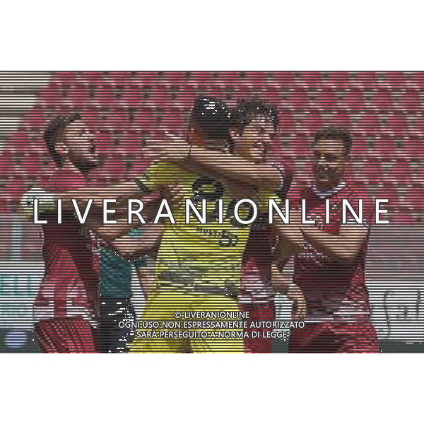 REGGINA - ASCOLI CAMPIONATO CALCIO SERIE B 04.05.2021 NELLA FOTO ESULTANZA DOPO IL RIGORE PARATO DA ANDRADE NICOLAS ©PASQUALE GAREFFA / AGENZIA ALDO LIVERANI SAS
