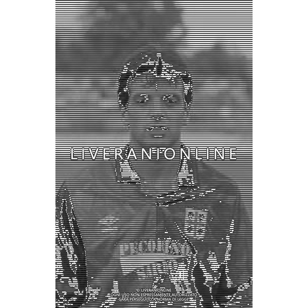 RETROSPETTIVA JOSE\' OSCAR HERRERA CALCIATORE nella foto CON LA MAGLIA DEL CAGLIARI CALCIO NEL 1992-1993 ©Archivio Giovanni Liverani / AGENZIA ALDO LIVERANI SAS