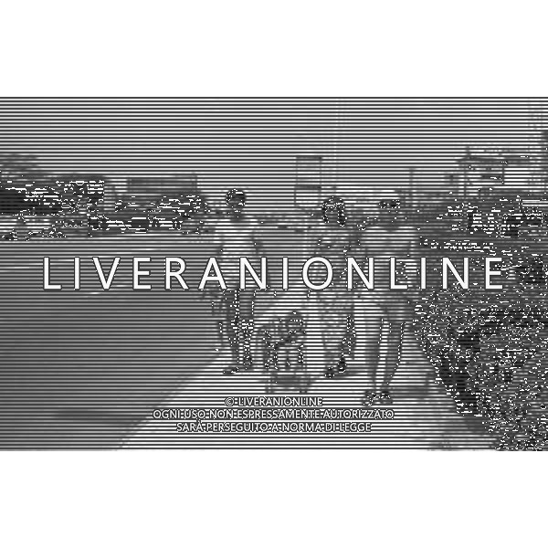 RETROSPETTIVA FERRUCCIO VALCAREGGI ALLENATORE, IN VACANZA AL MARE A FORTE DEI MARMI ESTATE 1974 ©Archivio Giovanni Liverani / AGENZIA ALDO LIVERANI SAS