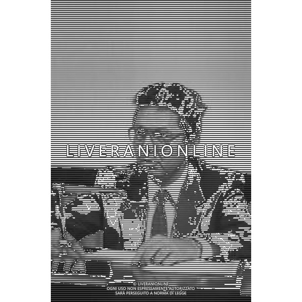 RETROSPETTIVA ROBERTO MAZZOTTA BANCHIERE PRESIDENTE CARIPLO MILANO NOVEMBRE 1987 ©Archivio Giovanni Liverani / AGENZIA ALDO LIVERANI SAS