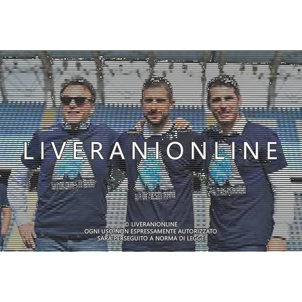 Guglielmii/LMedia - Empoli vs Cosenza - Campionato di Calcio Serie BKT 2020/2021 04 maggio 2021 - Stadio Carlo Castellani, Empoli, Italia Nella foto: I giocatori dell\'Empoli festeggiano la promozione in serie A @Guglielmii/LMedia AG ALDO LIVERANI SAS