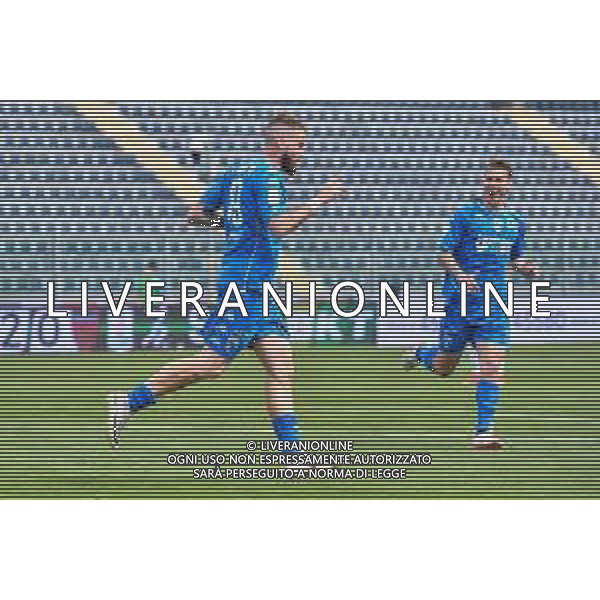 Guglielmii/LMedia - Empoli vs Cosenza - Campionato di Calcio Serie BKT 2020/2021 04 maggio 2021 - Stadio Carlo Castellani, Empoli, Italia Nella foto: Esultanza Andrea La Mantia (Empoli) @Guglielmii/LMedia AG ALDO LIVERANI SAS