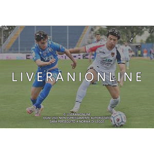 Guglielmii/LMedia - Empoli vs Cosenza - Campionato di Calcio Serie BKT 2020/2021 04 maggio 2021 - Stadio Carlo Castellani, Empoli, Italia Nella foto: Devid Eugene Bouah (Cosenza) e Fabiano Parisi (Empoli) @Guglielmii/LMedia AG ALDO LIVERANI SAS