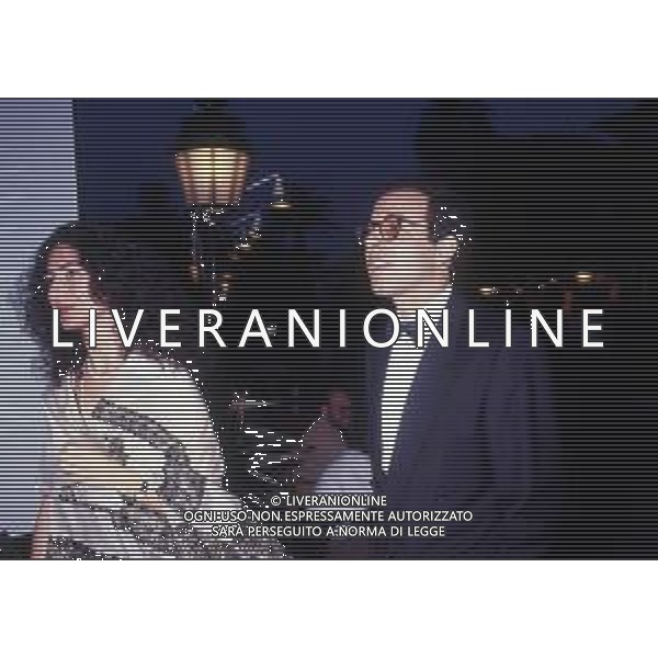 RETROSPETTIVA GIUSEPPE TORNATORE REGISTA NELLA FOTO GIUSEPPE TORNATORE CON ANTONELLA ATTILI AL FESTIVAL DI CANNES NELL\'ANNO 1989 FILM IN CONCORSO“ CINEMA PARADISO“ AG ALDO LIVERANI SAS