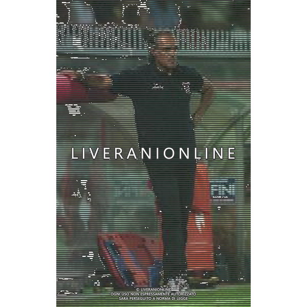 RETROSPETTIVA ANTONELLO CUCCUREDDU ALLENATORE CROTONE CALCIO NELLA FOTO ANTONELLO CUCCUREDDU ALLENATORE CROTONE CALCIO NELL\'ANNO 2000-2001 AG ALDO LIVERANI SAS
