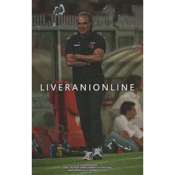 RETROSPETTIVA ANTONELLO CUCCUREDDU ALLENATORE CROTONE CALCIO NELLA FOTO ANTONELLO CUCCUREDDU ALLENATORE CROTONE CALCIO NELL\'ANNO 2000-2001 AG ALDO LIVERANI SAS