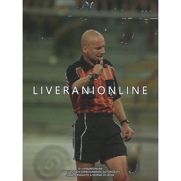 RETROSPETTIVA ARBITRO DANILO NUCINI NELLA FOTO ARBITRO DANILO NUCINI NELL\'ANNO 2000-2001 AG ALDO LIVERANI SAS