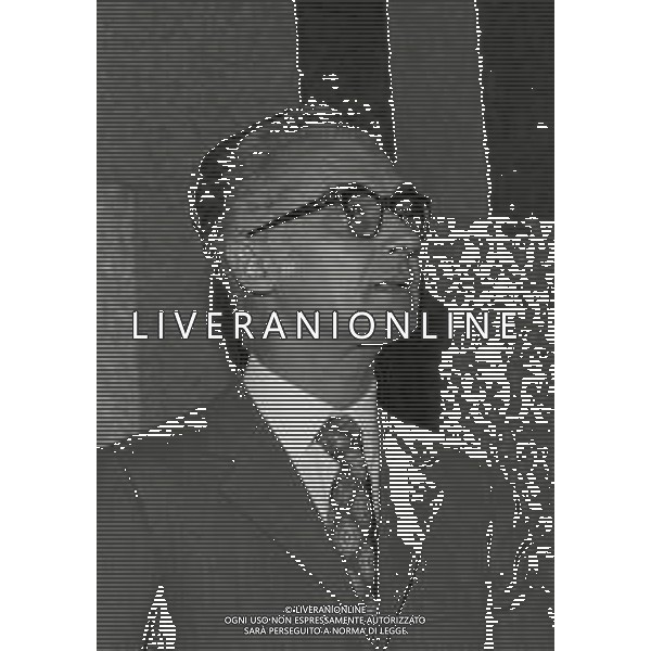 RETROSPETTIVA ANTONIO GIOLITTI POLITICO NELLAFOTO ANTONIO GIOLITTI A MILANO NELL\'ANNO 1973 PARLA AGLI INDUSTRIALI A MILANO AG ALDO LIVERANI SAS
