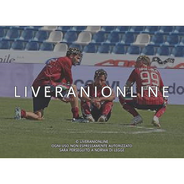 REGGIANA - SPAL CAMPIONATO CALCIO SERIE B 07.05.2021 NELLA FOTO LA DELUSIONE A FINE GARA DEI GIOCATORI DELLA REGGIANA PER LA RETROCESSIONE IN SERIE C ©SANTANDREAi / AGENZIA ALDO LIVERANI SAS