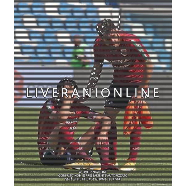 REGGIANA - SPAL CAMPIONATO CALCIO SERIE B 07.05.2021 NELLA FOTO LA DELUSIONE A FINE GARA DEI GIOCATORI DELLA REGGIANA PER LA RETROCESSIONE IN SERIE C ©SANTANDREAi / AGENZIA ALDO LIVERANI SAS