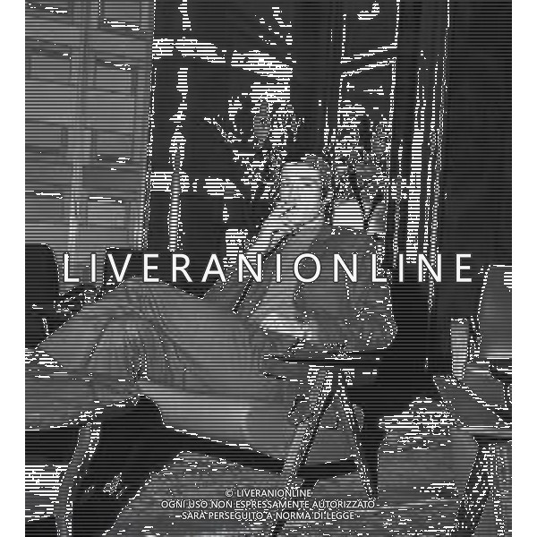 RETROSPETTIVA ENRICO ALBERTOSI CALCIATORE NELLA FOTO ENRICO ALBERTOSI NELL\'ANNO 1970 A MILANO AG ALDO LIVERANI SAS